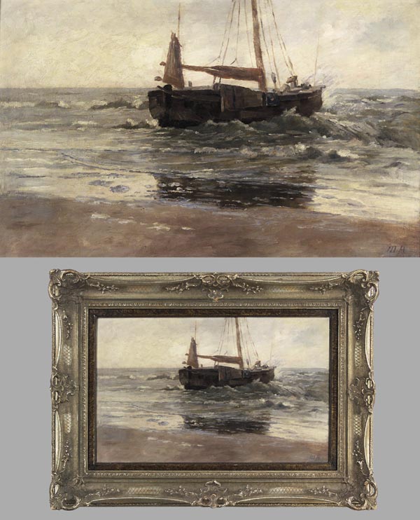 Marinemaler Ende 19.Jahrhundert.