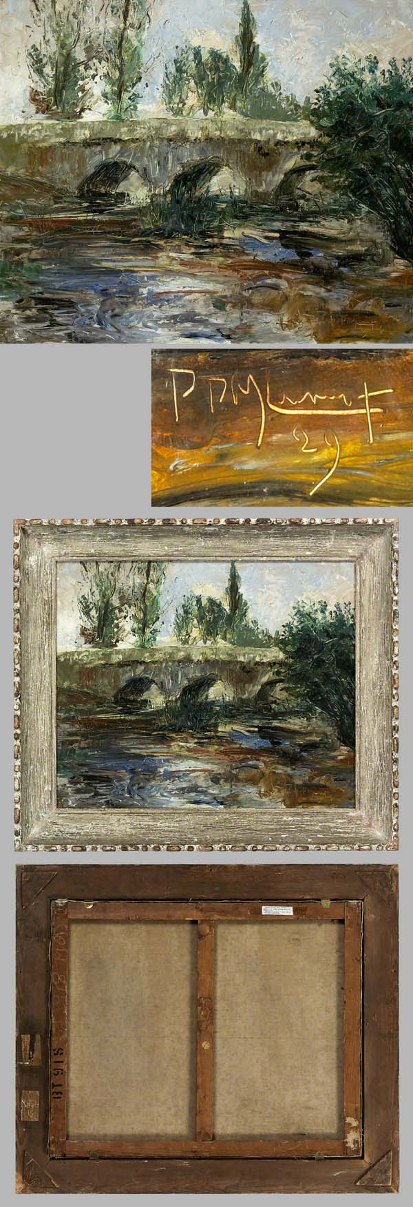 Landschaftsmaler Frankreich um 1930.