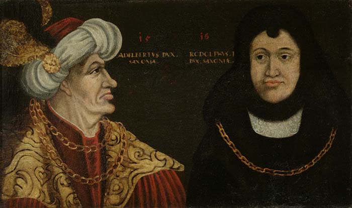Sächsischer Altmeister 1516 datiert.