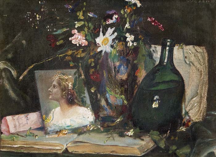 Stillebenmaler um 1915.