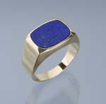 Lapislazuli-Ring.