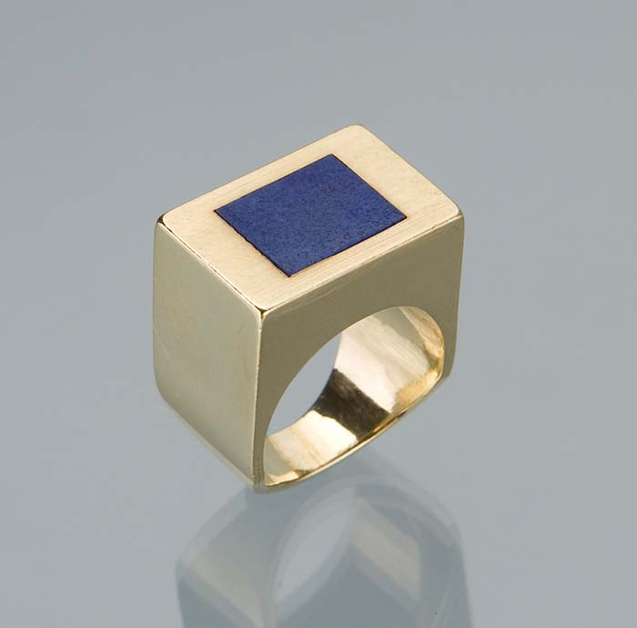 Lapislazuli-Ring.