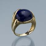 Lapislazuli-Ring.