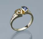 Citrin-Tansanit-Brillant-Ring.