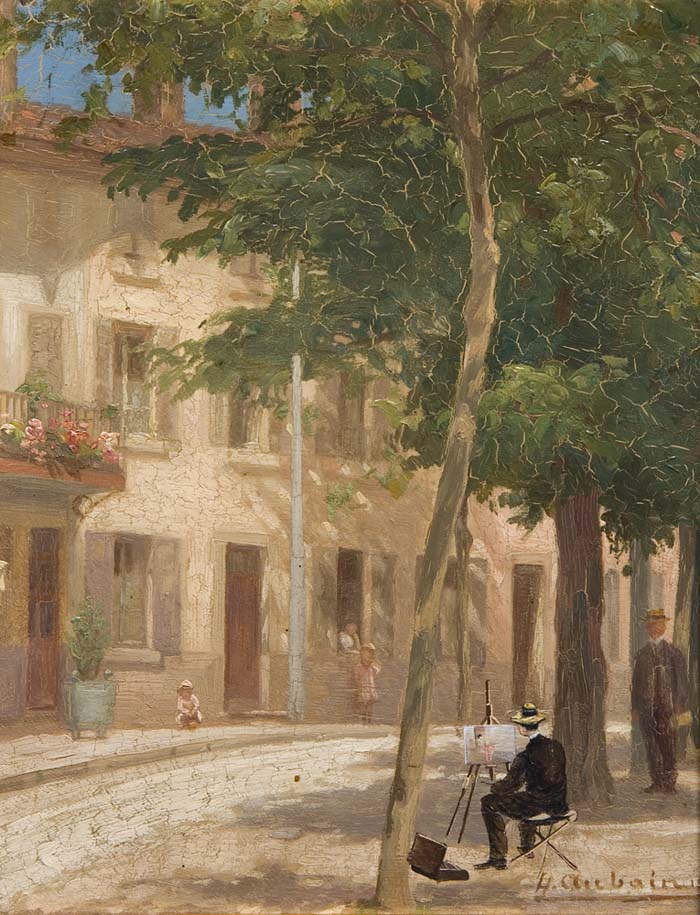 Französischer Genremaler 19.-20.Jahrhun