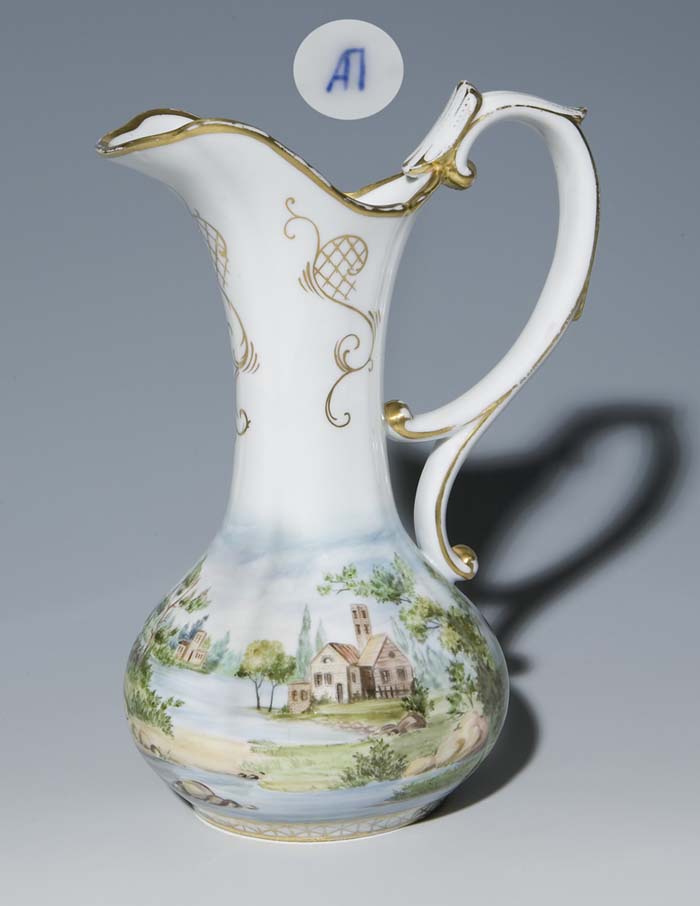 Russischer Biedermeier-Krug.