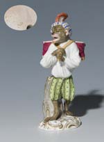 Figur der Affenkapelle.