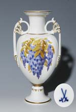 Seltene Balustervase.