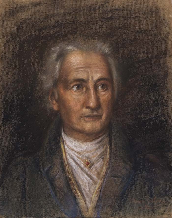 Goethe-Porträt.