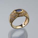 Saphir-Brillant-Ring.