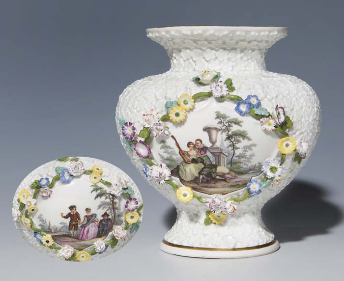 Barock-Blüten-Vase.