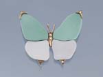 Schmetterling-Brosche.