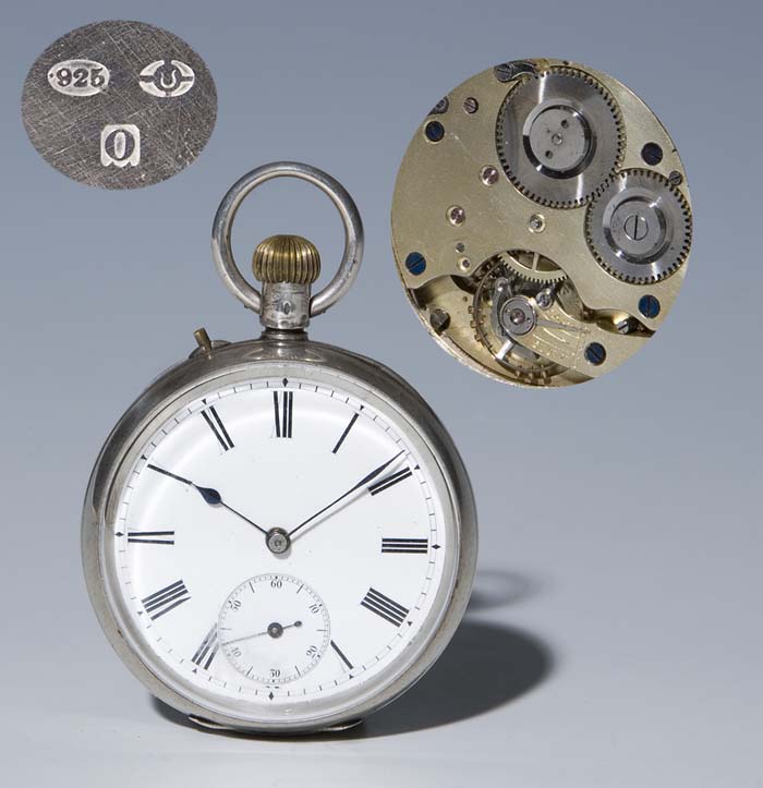 Silber-Taschenuhr.