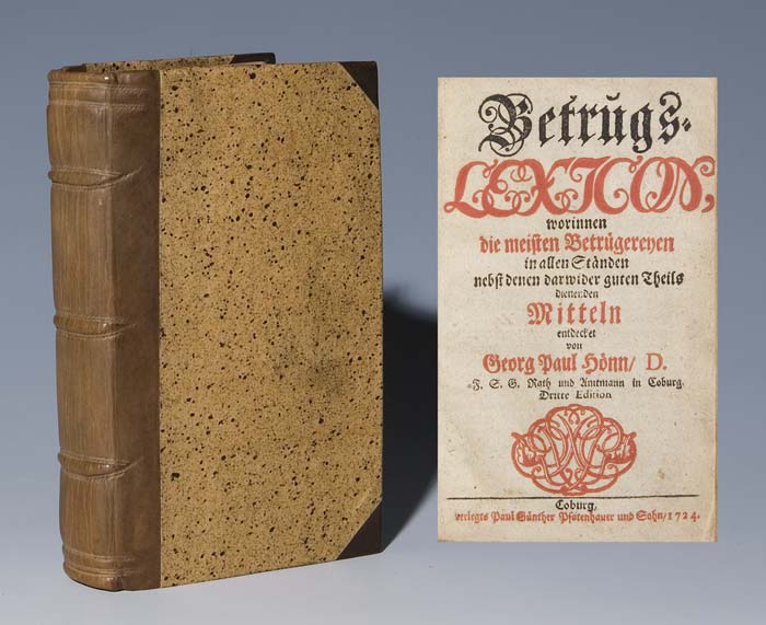 Betrugs-Lexicon 1724.