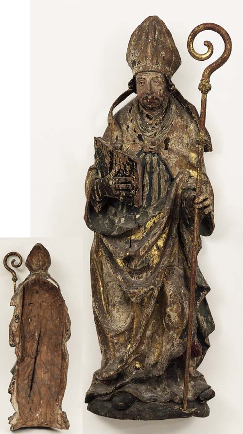 Gotische Heiligen-Figur.