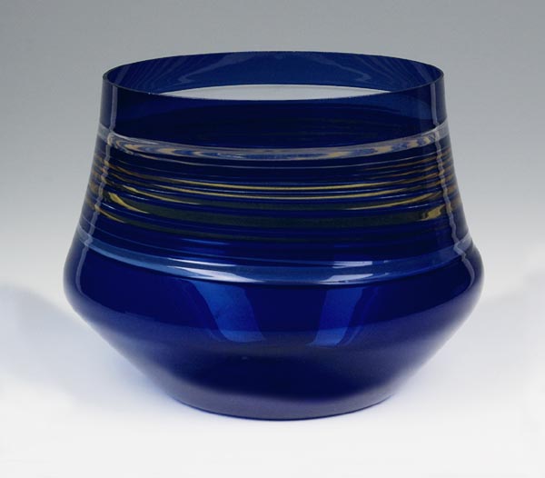 Kunstglas-Vase.