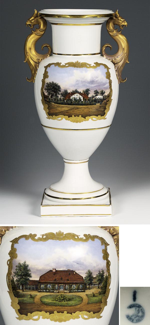 Große Ansichten-Vase.