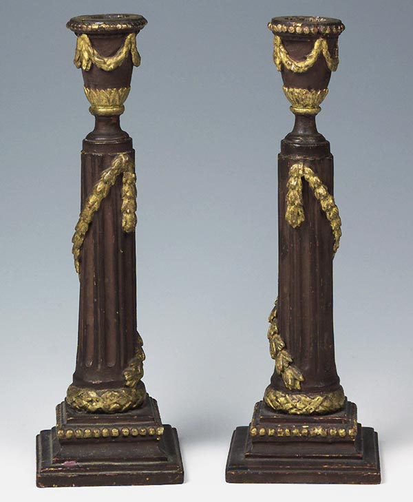 Paar Louis XVI-Kerzenleuchter.