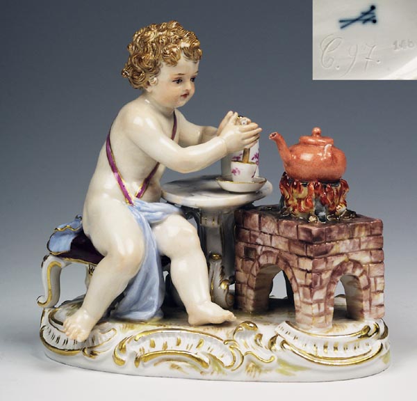 Putto-Figur.