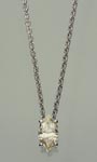 Diamant-Anhänger, Kette.