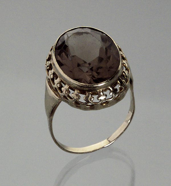 Rauchquarz-Ring.