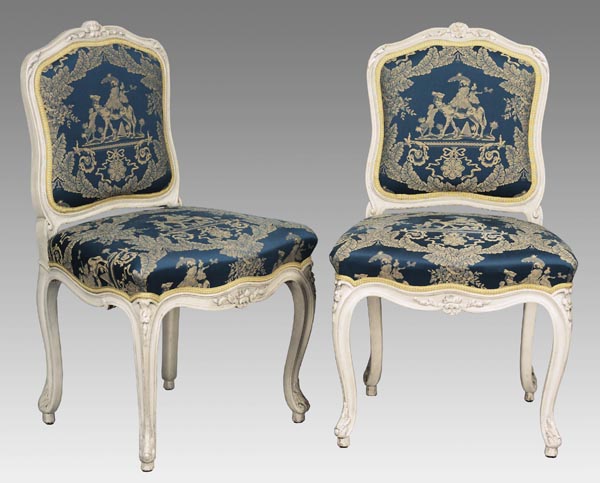 Paar Barock-Stühle.