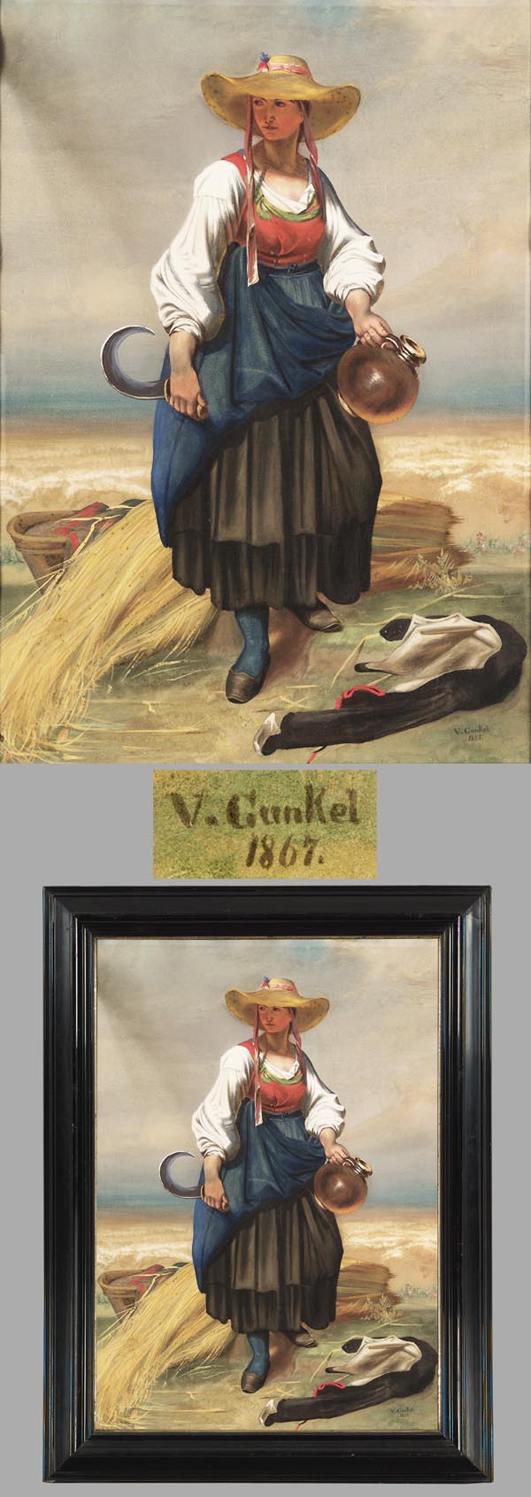 Genremaler Mitte 19.Jahrhundert.