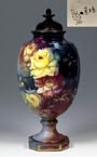 Jugendstil-Deckelvase.