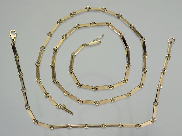 Gold-Kette, Armband.