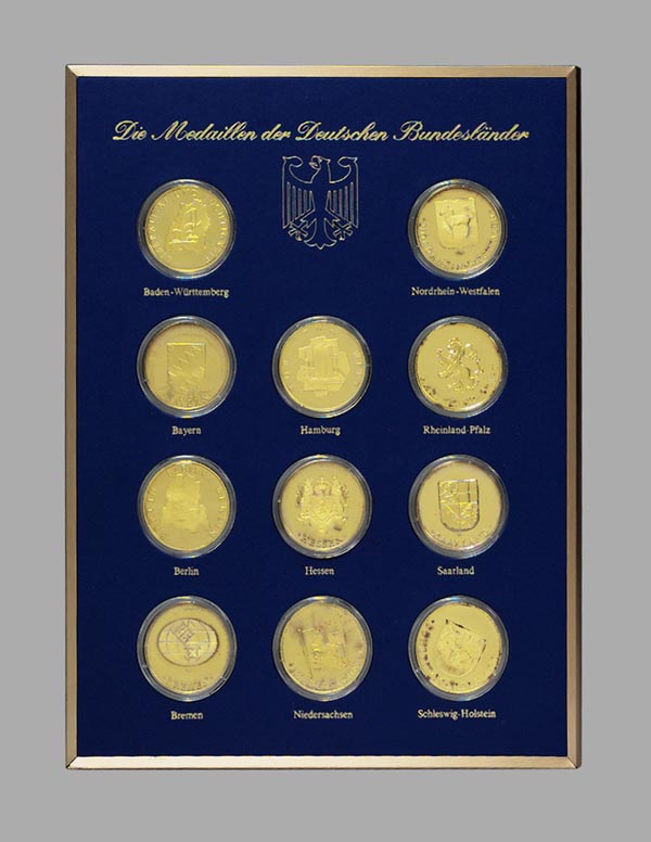 Bundesländer-Medaillen.