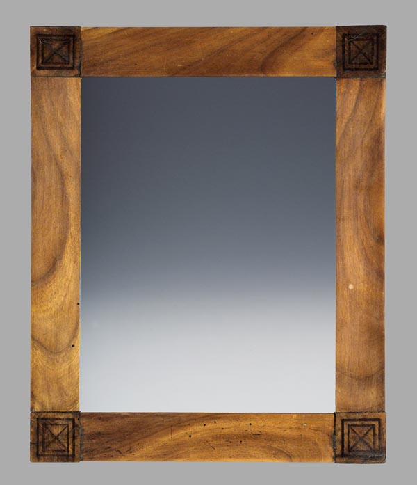 Kleiner Biedermeier-Wandspiegel.