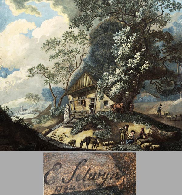 Landschaftsmaler Ende 18.Jahrhundert.