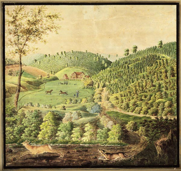 Jagdmaler 18.Jahrhundert.