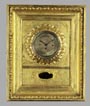 Biedermeier-Rahmenuhr.