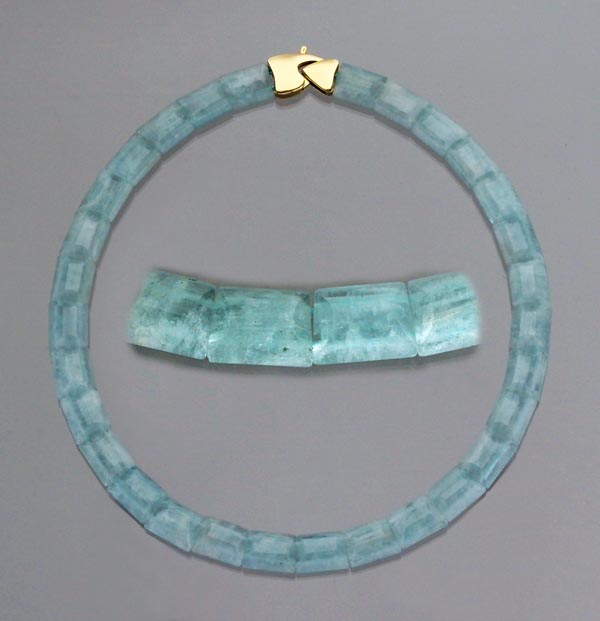 Aquamarin-Collier.