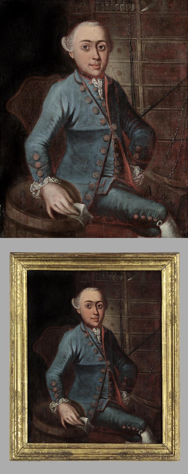Porträtist Ende 18.Jahrhundert.