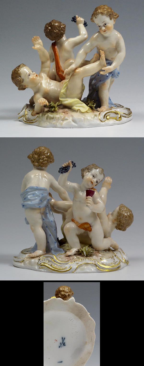 Putti-Figurengruppe.