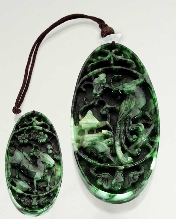 Jade-Glückssymbol.
