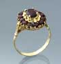 Granat-Ring.
