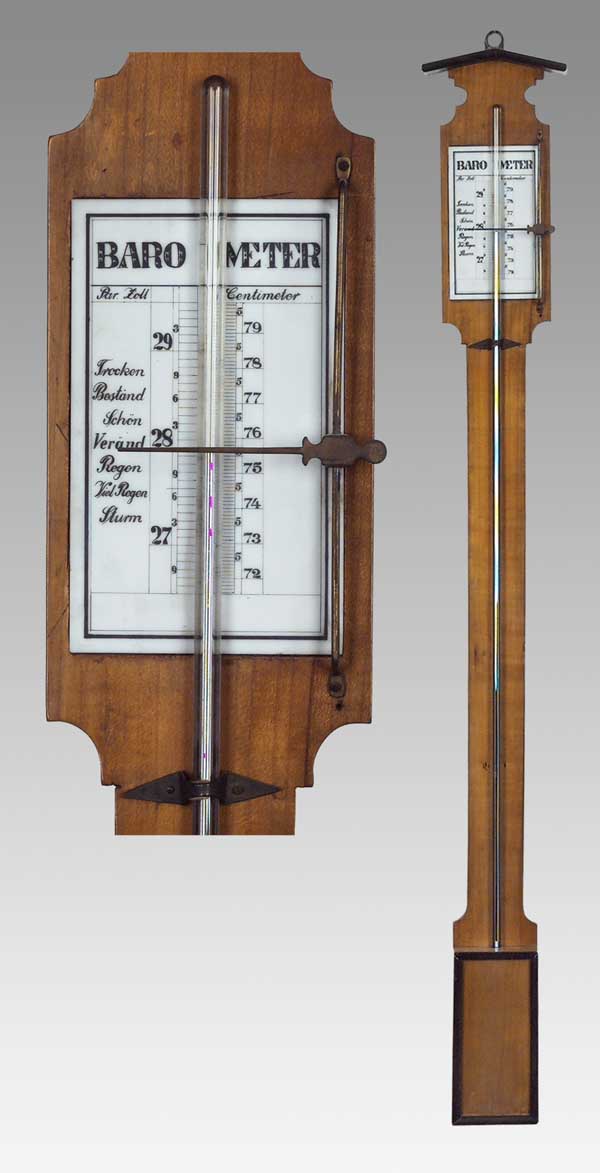 Biedermeier-Barometer.