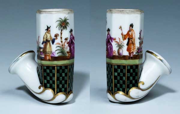 Chinoiserien-Pfeifenkopf.