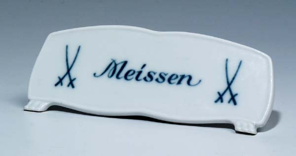 Meissen-Manufakturschild.