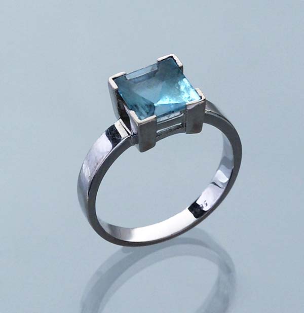 Aquamarin-Ring.