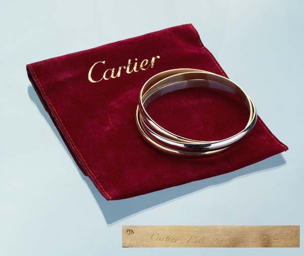 Cartier-Armreifen.