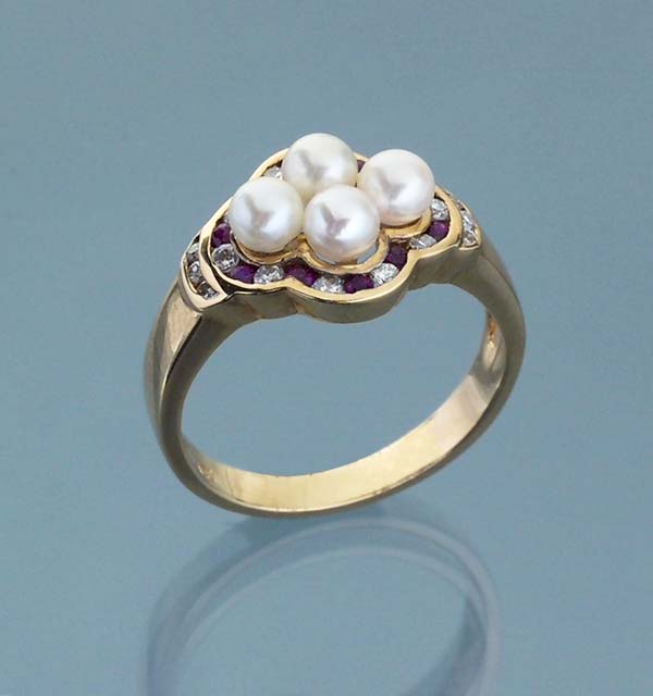 Perlen-Rubin-Brillant-Ring.