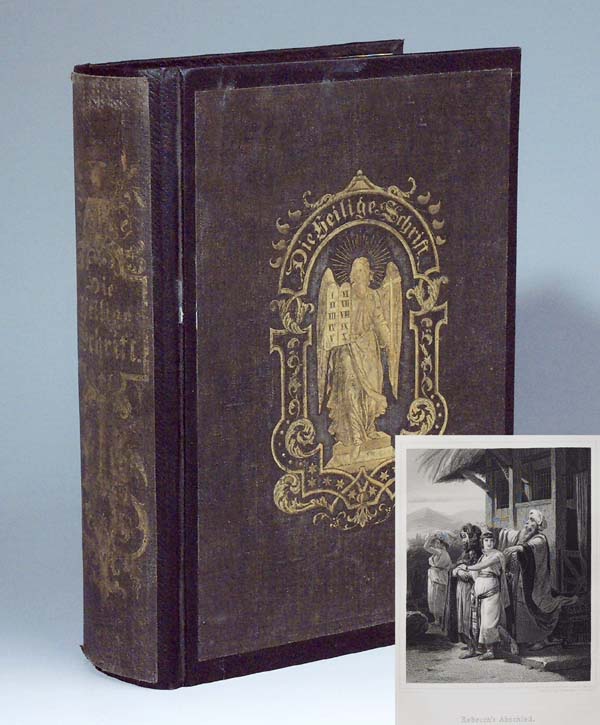 Familien-Bibel um 1850.