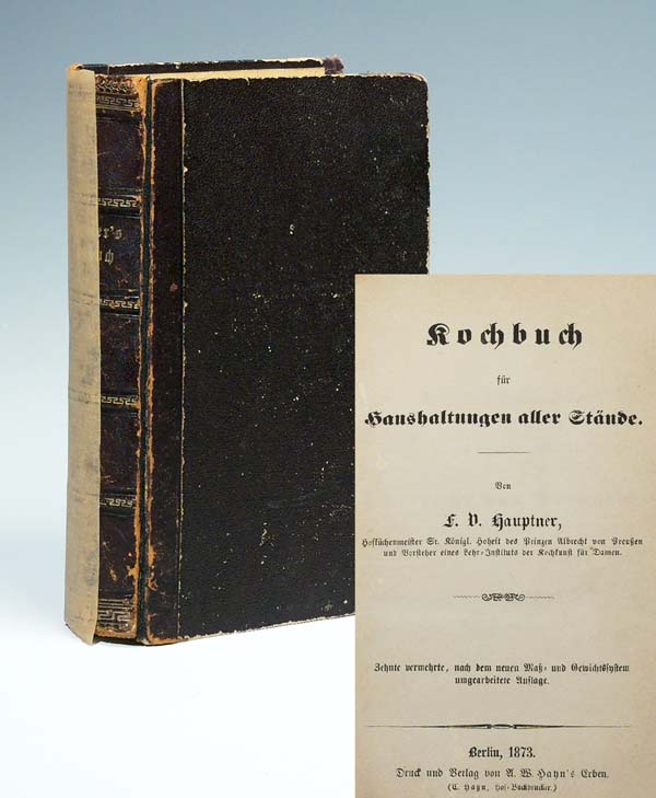 Kochbuch 1873.