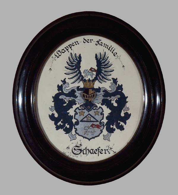 Wappen der Familie Schaefer.