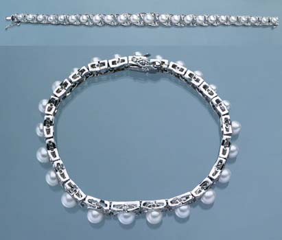 Perlen-Brillant-Armband.