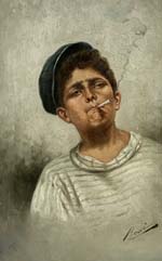 Italienischer Genremaler um 1900.